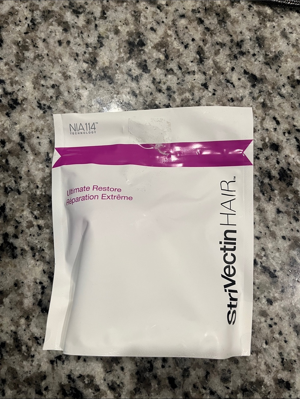 StriVectin White Pouch with Magenta Accent Hair Treatment